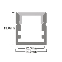 Chaîne transparente en alliage de lumière LED, Extrusion, profil en aluminium, givré au lait, livraison gratuite