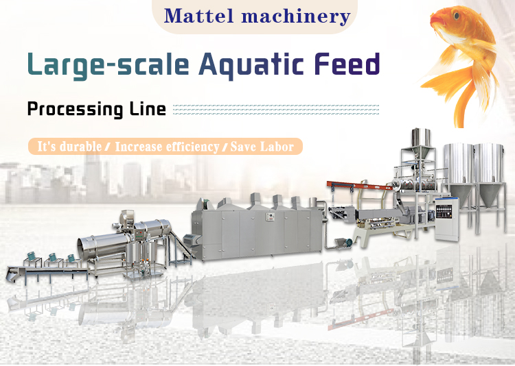 CE Floating Fish Feed Processing Line Extruder Machine 250kg/H