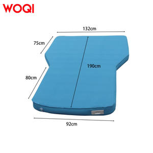 Colchoneta portátil tipo Y de espuma Woqi de 10 cm, espuma viscoelástica autoinflable con bomba incorporada para acampar en coche, para 1-2 personas - Product Image 5