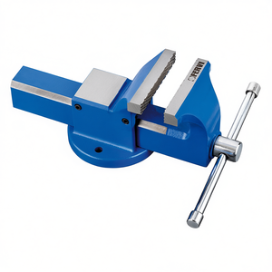 Tornillo de Banco de Acero Fervi de 6 Pulgadas, Herramienta de Taller de Alta Resistencia con Base Giratoria y Mordazas Ajustables para Proyectos de Metalurgia y Carpintería - Product Image 2