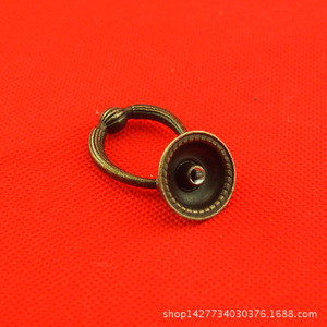 Antique Ring Drawer Handle 25x40mm Zinc Alloy Traditional Furniture <b>Hardware</b> CC34 - Product Image 2