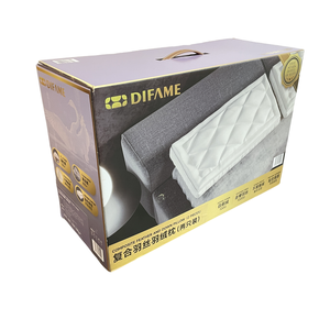 Custom <strong>Large</strong> Size Corrugated Rigid Boxes with Folding Packaging Handles 3mm Matt Lamination Thick Corrugated Board <strong>Pillows</strong> - Product Image 1