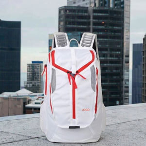 छात्रों के लिए फैशनेबल अमेरिकी बास्केटबॉल-थीम वाले बैकपैक दैनिक परिसर आउटडोर खेल यात्रा कंप्यूटर भंडारण पॉलिएस्टर का उपयोग करता है - Product Image 2