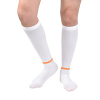 Chaussettes de compression pour femmes 15-21 mmHg, à compression graduée, hauteur genou, pour infirmières en déplacement, pour le maintien en position debout, motif personnalisé