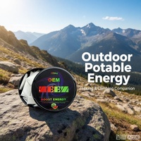 ZEEZ OEM Sachet Nootropique à la Caféine 80mg, Sachets Énergétiques à la Caféine, Contient des Vitamines B, Sachets Énergétiques pour la Concentration et l'Entraînement, Boîte Noire
