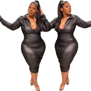 plus size leather clothing