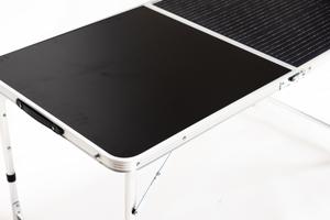 Mesa solar portátil de <span class=keywords><strong>60</strong></span> vatios, mesa solar plegable de <span class=keywords><strong>60</strong></span> W para acampar, senderismo, Solar monocristalino con salida de 5V USB y 18V CC - Product Image 5