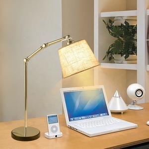 <span class=keywords><strong>Lampe</strong></span> de bureau de lecture de style rétro abat-jour en tissu <span class=keywords><strong>lampe</strong></span> de table réglable en métal <span class=keywords><strong>lampe</strong></span> de table d'étude à LED pour salle de lecture d'hôtel - Product Image 2