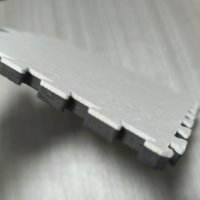 Dalles de sol en PVC emboîtables résistantes à l'usure sans adhésif, dalles PVC à clipser effet joint pour usine, maison, garage, atelier