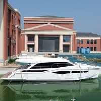 Yacht de croisière de luxe de 50 pieds en fibre de verre, type diesel, neuf, pour des aventures aquatiques confortables et des excursions panoramiques