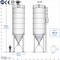 Tanque de Almacenamiento Sanitario de Acero Inoxidable de 100L para Cerveza, Recipiente a Presión para Jugo, Estándar ASME, Doble Pared, Control de Temperatura, China