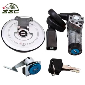 Motorefit pour Honda CBF125 Kit de serrures de moto avec interrupteur d'allumage Bouchon de réservoir de carburant Clé de verrouillage de siège - Product Image 3