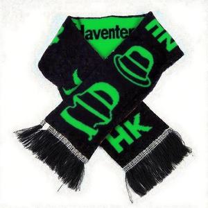 Пользовательские футбольные клубы двухсторонний шарф трикотажный акриловый высокой четкости HD вязаный шарф для футбола - Product Image 5