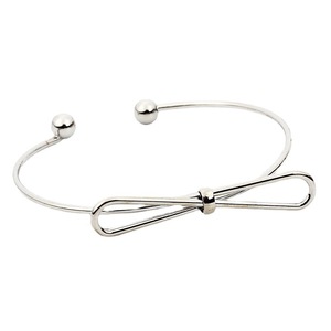 Fashion Bow Open Iron Bangle Adjustable 14K Gold Plated Butterfly Design Unisex Popular All-match Everyday Bangle for Women - Product Image 4