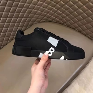 Zapatos Deportivos Casuales de Moda para Mujer, Zapatos Deportivos para Hombre, Zapatos Deportivos Negros de Cuero de Lujo de Diseñador - Product Image 6