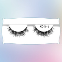 Personnalisable 3D Fibre Artificielle Pleine Bande Cils Pure Vegan Faux Cils Produit En Masse Pour Les Amateurs De Beauté