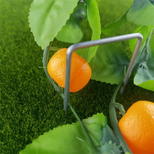 Piquets/Clous/Attaches en U pour aménagement paysager, galvanisés, pour fixation de paillis, anti-rouille, 6 pouces, robustes - Product Image 4