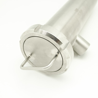 Filtro manual angular para mosto de vino, con filtro de malla de 100 mesh, de 1'-4', de acero inoxidable SS304 SS316L, accesorio DN25-DN100 para agua