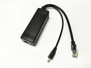 Energía sobre Ethernet Micro <span class=keywords><strong>USB</strong></span> macho de 48V a 5V 2A 10W activo POE Splitter - Product Image 3