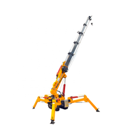 Grue araignée 3T 5T 8T 10T 12T 14T Fabrication de grue Spyder Mini grue télescopique à vendre