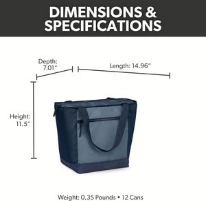Soft Coolers Insulated Soft Sided Cooler Bag Foldable Reusable Leak Proof Food Grocery Bag Portable Travel Cooler - Product Image 4