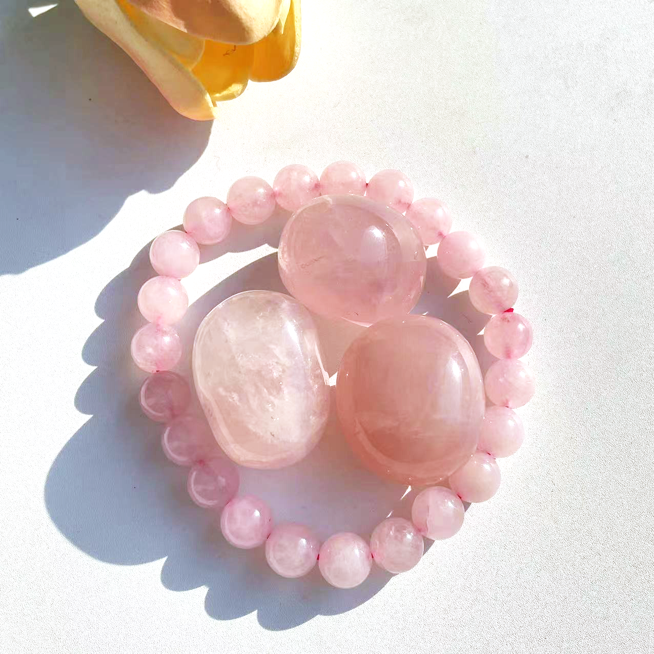 rose quartz set