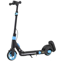 Scooter Eléctrico para Niños, Nuevo, en Oferta, Recargable, Plegable, 2 en 1, para Sentarse y Conducir, con Gran Autonomía de 10 km y Ruedas Grandes