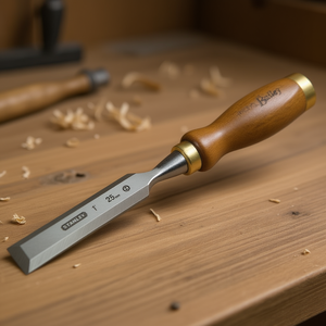 Cincel Stanley de 25 mm para trabajar la madera con mango de madera - Product Image 3