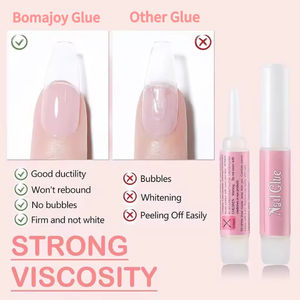 <span class=keywords><strong>Kit</strong></span> <span class=keywords><strong>de</strong></span> pegamento profesional para <span class=keywords><strong>uñas</strong></span>, adhesivo <span class=keywords><strong>de</strong></span> secado rápido extra resistente al agua no tóxico para uso doméstico en salón <span class=keywords><strong>de</strong></span> fórmula - Product Image 2