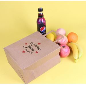 Bolsa de Papel Kraft Reciclable con Asa Plana, Bolsas de Papel Marrón para Empacar Ropa y Compras con su Logotipo - Product Image 6