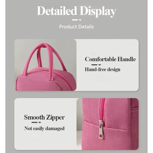 Hot Selling Portable Insulated Picnic Food Storage <b>Bag</b> Handbag School Lunch Box Dinner Container Promotional Gift - Product Image 4
