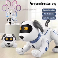 Chien robot Leneng K16, jouets pour enfants, cascadeur, programmation, simulation de marche, aboiement, électrique, intelligent, télécommande, plastique
