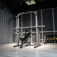 Vente en gros de cages électriques multifonctionnelles, rack à squats, machine Smith, équipement de gymnastique pour bancs et supports de musculation
