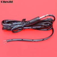 Prise mâle pour casque stéréo mono 3,5 mm avec câble, adaptateur jack audio 2 pôles 3,5 mm, longueur du câble : 1,5 m