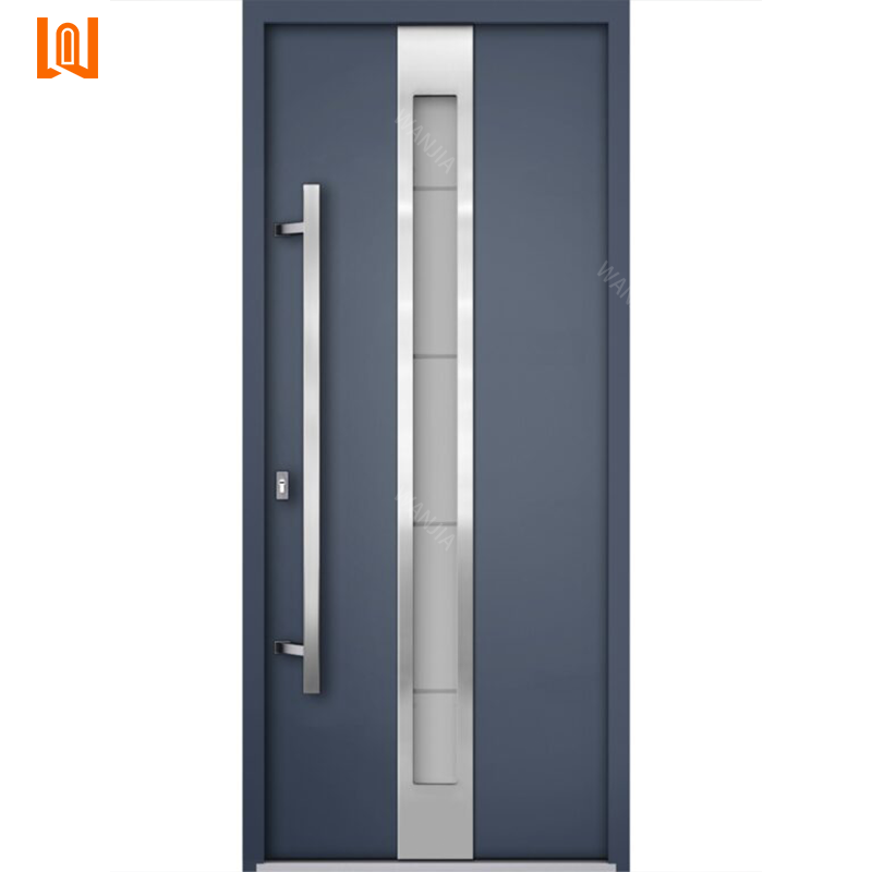 Modern Entrance Door Porte Metal Aluminum