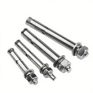 สลีฟแองเคอร์เหล็กกล้าคาร์บอน 1 4 5 16 3 8 1 2 5 8 3 4 พร้อมน็อตหน้าแปลนและแหวนรอง - Product Image 4