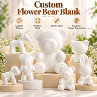 Kustomisasi Grosir Boneka Beruang Bunga Simulasi Bunga Abadi Pe Bear  Rose Bear 25cm Hadiah Natal Rose Bear