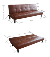 Großhandel Wohn möbel Klappstuhl Sleeper Moderne Stoff Leder Couch Mehrzweck Sitz Schlafs ofa
