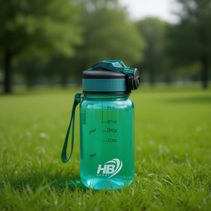 Transparent Green 550ml Drop-Proof <b>Sports</b> <b>Water</b> <b>Bottle</b> - Product Image 2