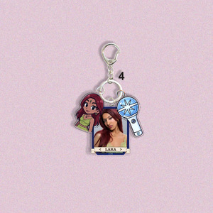 Venta al por mayor de productos de KATSEYE, grupo femenino internacional: Colgante acrílico de <span class=keywords><strong>MANON</strong></span>, Colgante para bolso de MEGAN, Llavero de DANIELA - Product Image 6