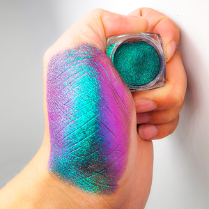 Hot bán đầy màu sắc biến tắc kè hoa màu sắc thay đổi bột móng tay Tắc Kè Hoa sắc tố bột - Product Image 2