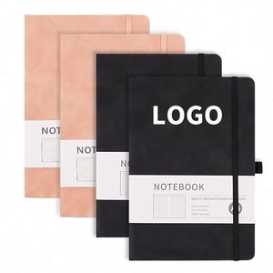 Custom Printed Soft PU Leather PP Cover Notebook Set B5 Size Thread Binding Gift Office School Paper Cover <b>Journal</b> Diary - Product Image 3