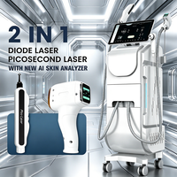Perfectlaser – Machine laser double à contrôle à distance par cloud, avec mise à niveau en ligne et verrouillage de sécurité USB, pour l'épilation et le détatouage en salon