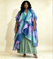 Nouvel ensemble coordonné 3 pièces élégant et de haute qualité pour femme, grande taille, plissé, coloré, ample, avec cordon de serrage
