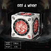 Cube de dés hexagonal Push Spinner pour jeux du mdn Prix de gros Chimera Mind Flayer Design Unique D & D Collector's Set