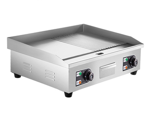 Equipo de Restaurante 220V <span class=keywords><strong>Cocina</strong></span> 50-300 ℃   <span class=keywords><strong>Plancha</strong></span> <span class=keywords><strong>Eléctrica</strong></span> Comercial para Tortillas y Barbacoa - Product Image 2
