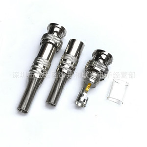 Bnc 75-5 Video Connector Metal Adapter For Surveillance <b>Cable</b> With Copper Core And <b>Heat</b> Resistance - Product Image 1