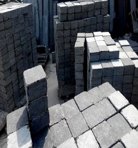 "Chinese Bluestone Dark Natural Blue Tumbled Kalkstein Kopfstein pflaster & Bodenfliesen" - Product Image 5