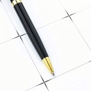 1.0Mm Premium Black Metal Ballpoint Customizable Logo Business Twist-Action Promotional Gift <b>Pen</b> - Product Image 3