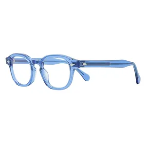 Фабричные новейшие прямоугольные Солнцезащитные очки Ретро винтажные очки Ацетат роскошные солнцезащитные очки